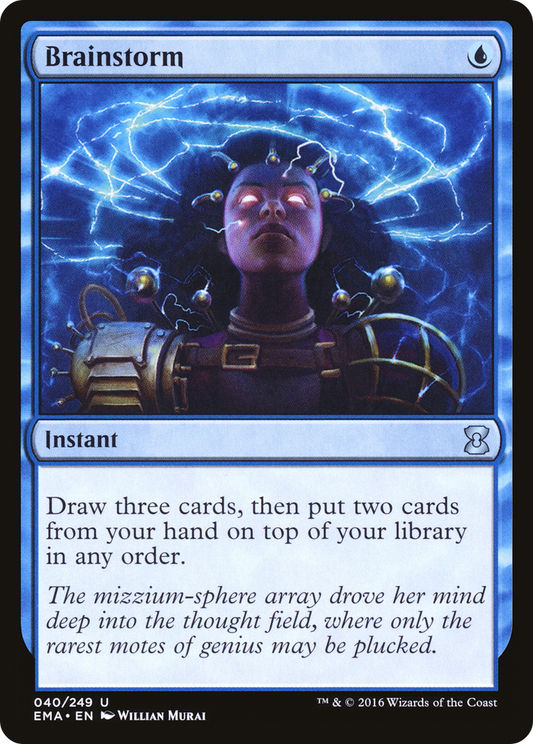 Brainstorm (EMA-040) - Eternal Masters Foil