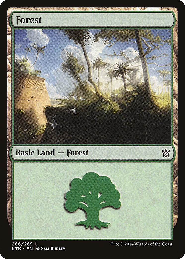 Forest (KTK-266) - Khans of Tarkir