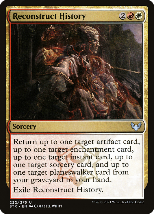 Reconstruct History (STX-222) - Strixhaven: School of Mages Foil