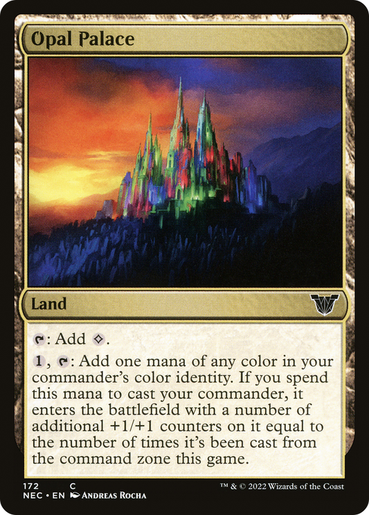 Opal Palace (NEC-172) - Neon Dynasty Commander