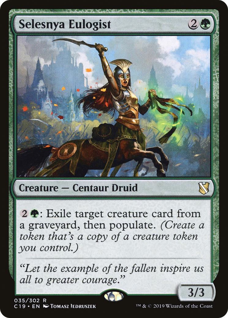 Selesnya Eulogist (C19-035) - Commander 2019