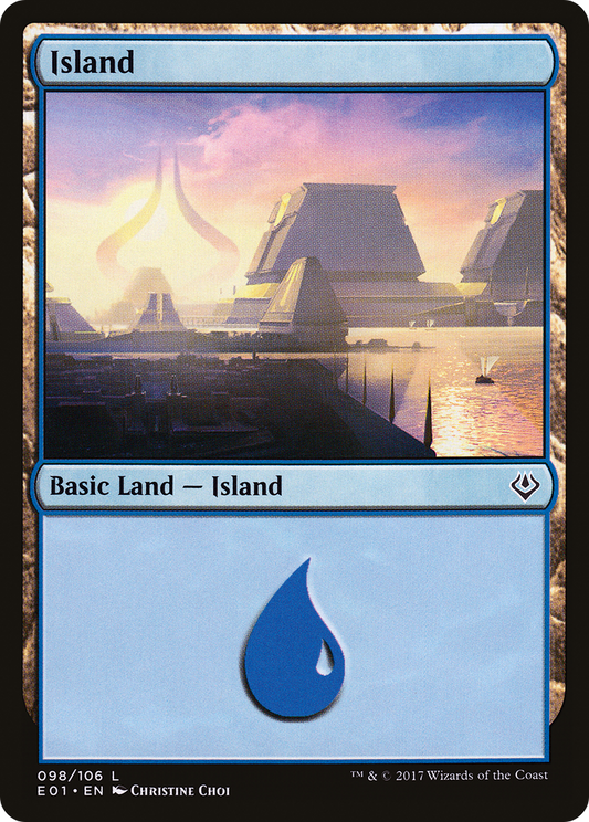 Island (E01-098) - Archenemy: Nicol Bolas