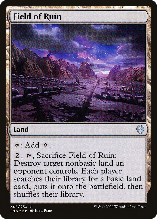 Field of Ruin (THB-242) - Theros Beyond Death Foil