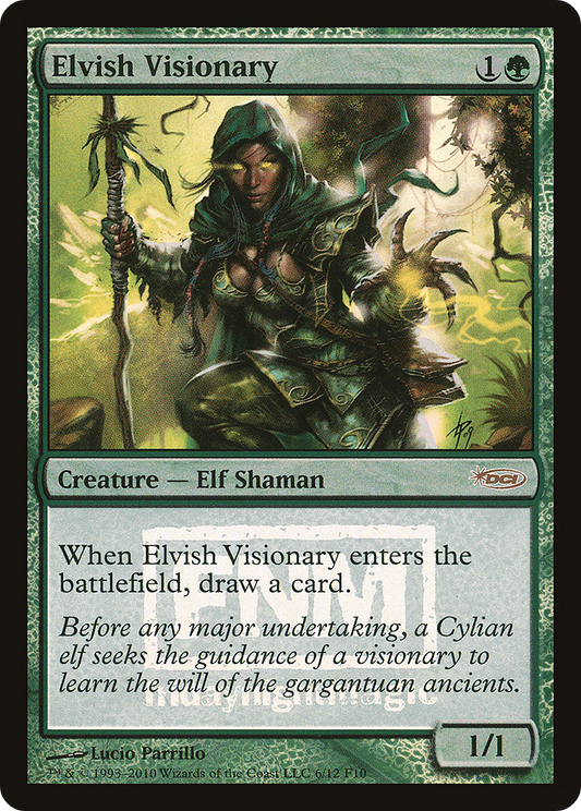 Elvish Visionary (F10-006) - Friday Night Magic 2010 Foil