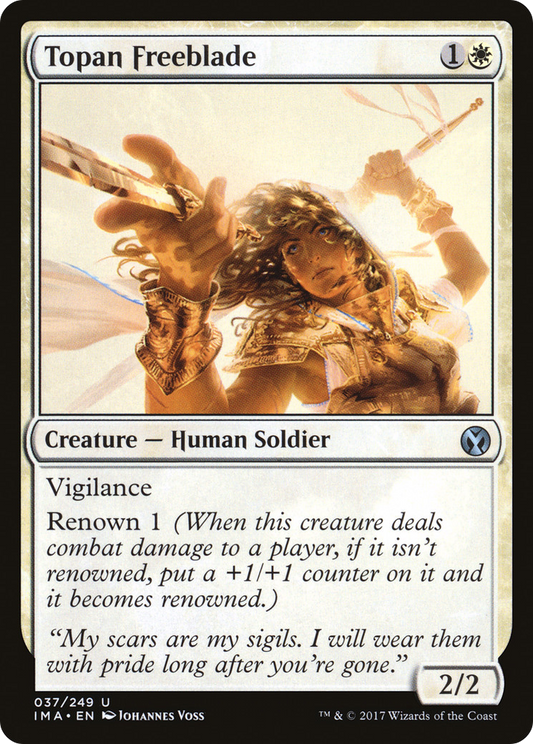 Topan Freeblade (IMA-037) - Iconic Masters Foil