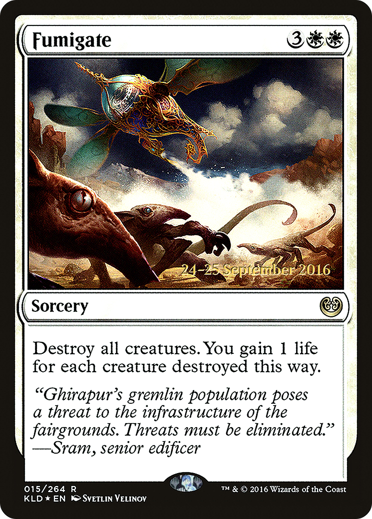 Fumigate (PRE-15S) - Kaladesh Promos (Prerelease) Foil