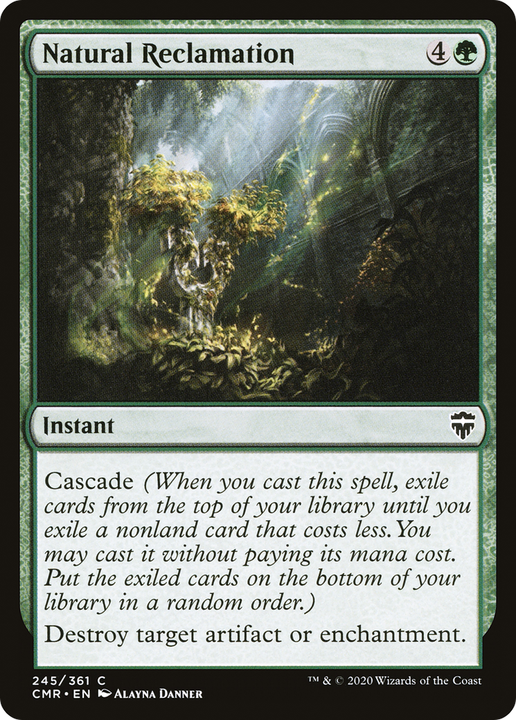 Natural Reclamation (CMR-245) - Commander Legends Foil