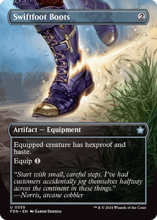 Swiftfoot Boots (FDN-355) - Foundations (Borderless) Foil