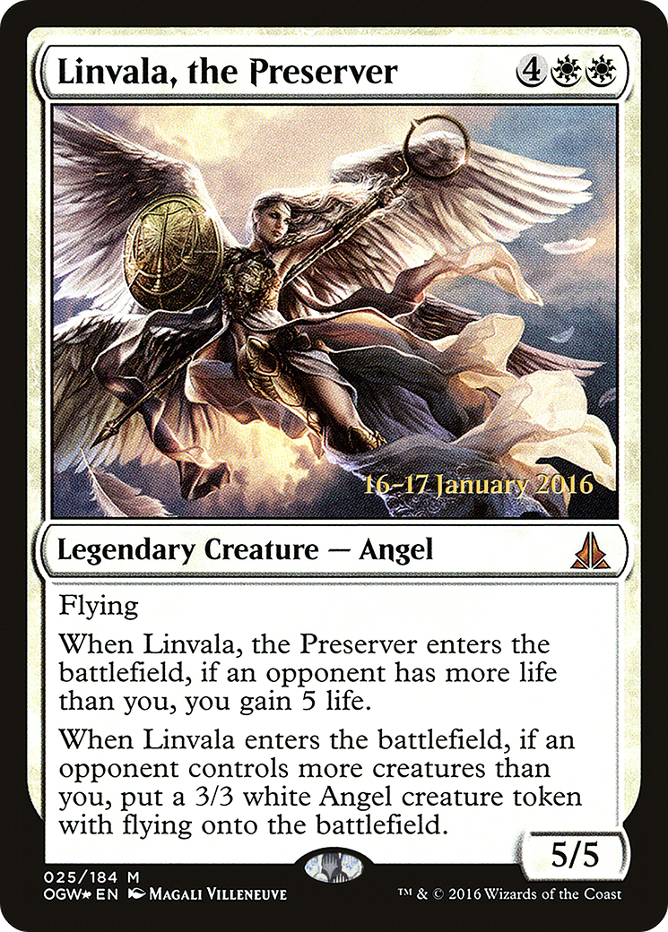 Linvala, the Preserver (POGW-25S) - Oath of the Gatewatch Promos Foil