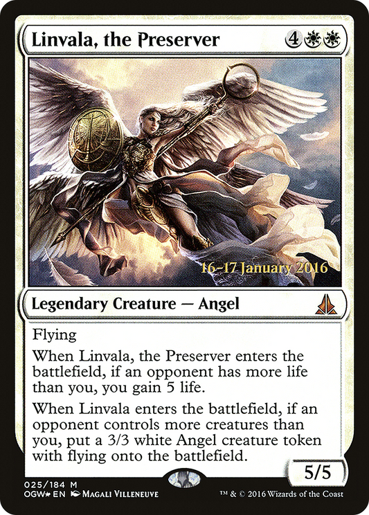 Linvala, the Preserver (POGW-25S) - Oath of the Gatewatch Promos Foil