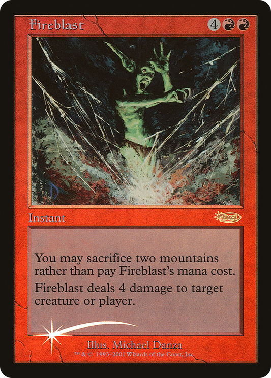 Fireblast (F01-012) - Friday Night Magic 2001 Foil