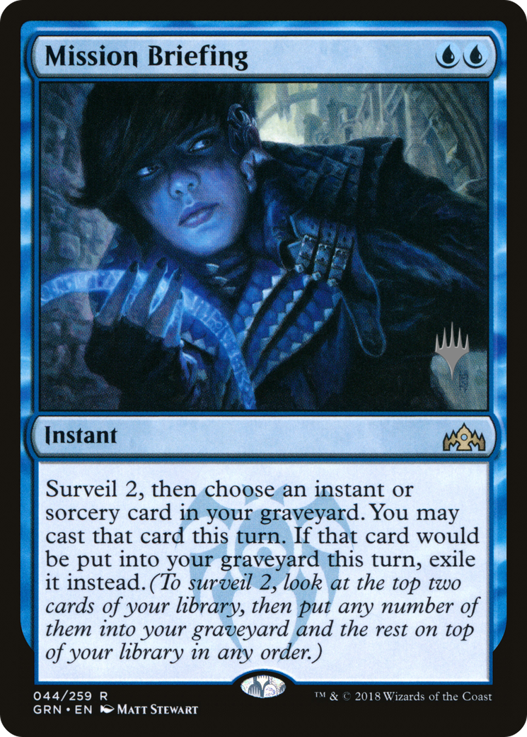 Mission Briefing (PGRN-44P) - Guilds of Ravnica Promos Foil