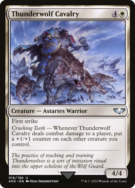 Thunderwolf Cavalry (40K-016) - Warhammer 40,000 Commander