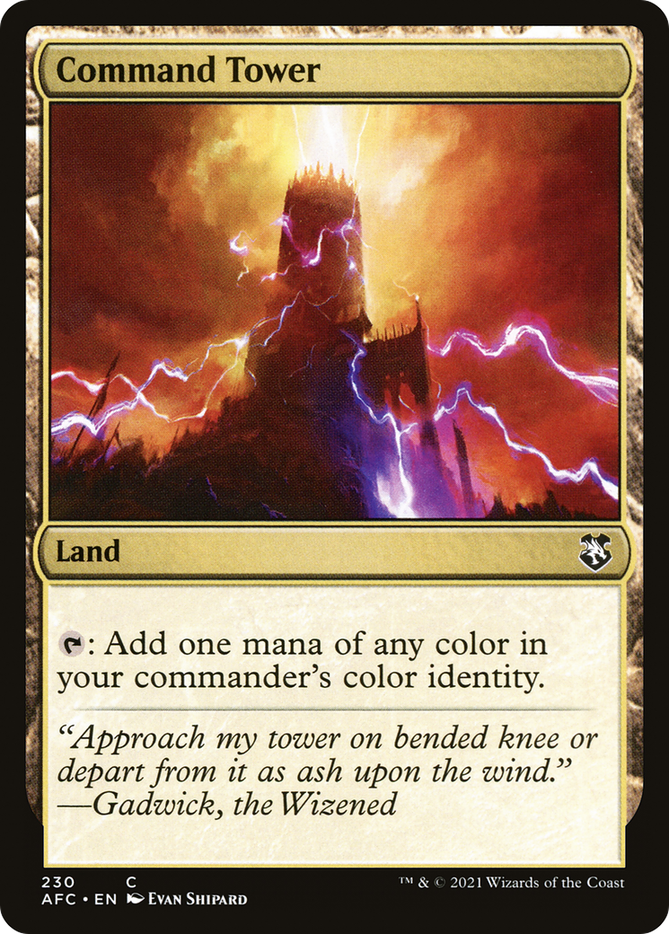 Command Tower (AFC-230) - Forgotten Realms Commander