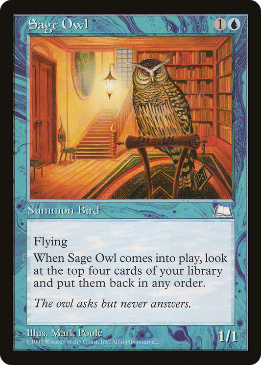 Sage Owl (WTH-052) - Weatherlight