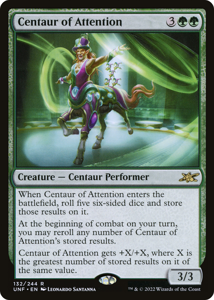 Centaur of Attention (UNF-132) - Unfinity Foil