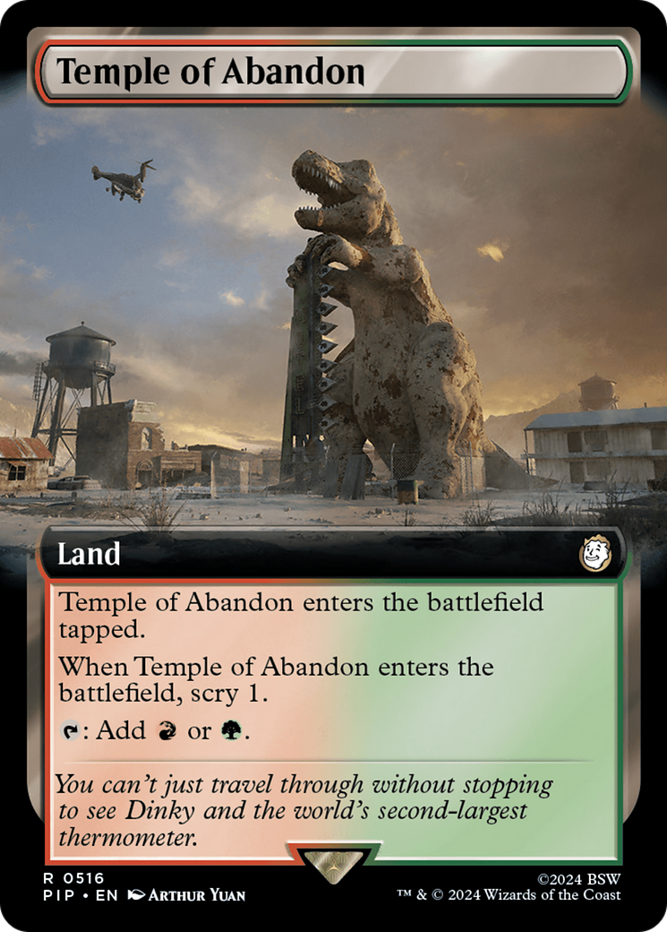 Temple of Abandon (PIP-516) - Fallout: (Extended Art) Foil