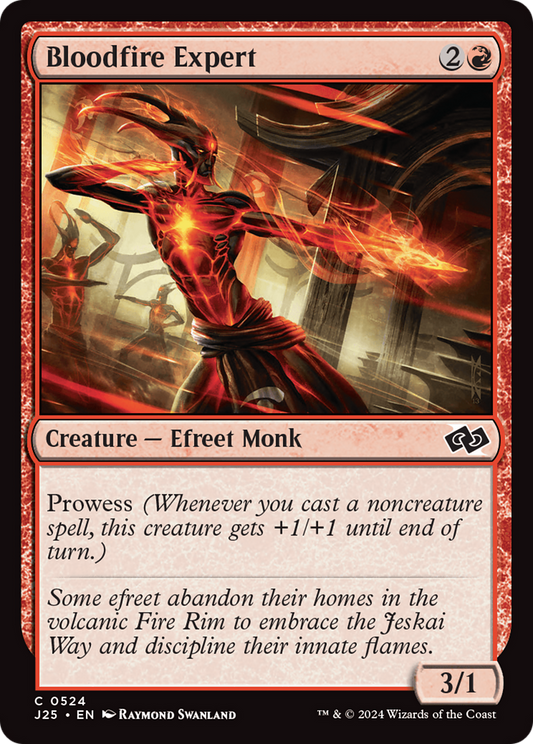 Bloodfire Expert (J25-524) - Foundations Jumpstart Foil