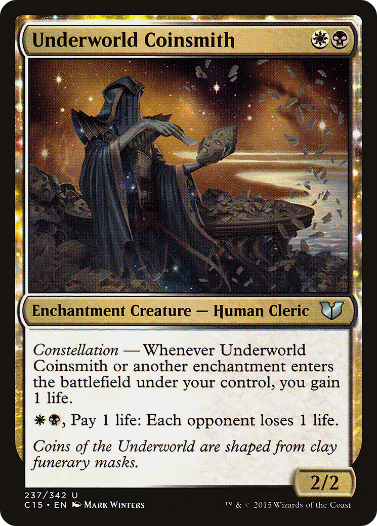 Underworld Coinsmith (C15-237) - Commander 2015: (nyxtouched)