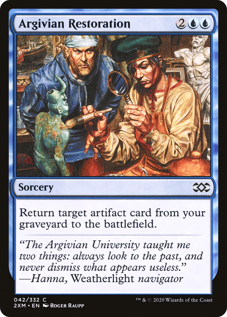 Argivian Restoration (2XM-042) - Double Masters Foil