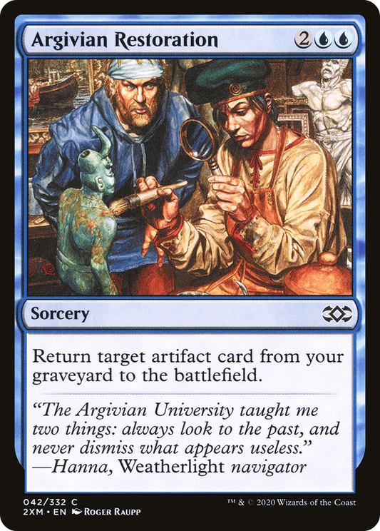 Argivian Restoration (2XM-042) - Double Masters Foil