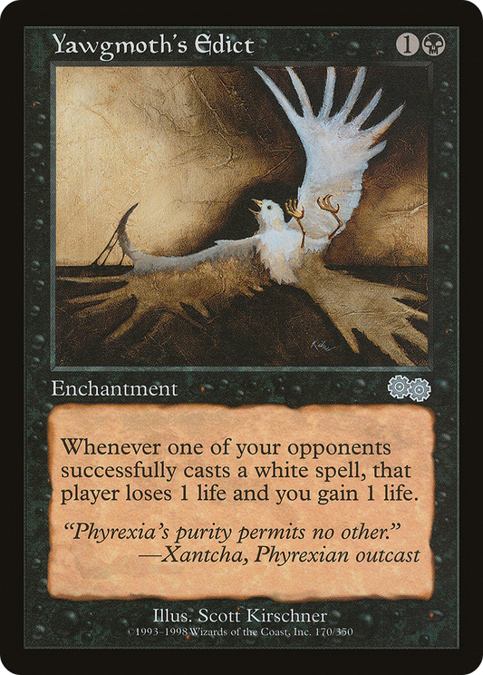 Yawgmoth's Edict (USG-170) - Urza's Saga