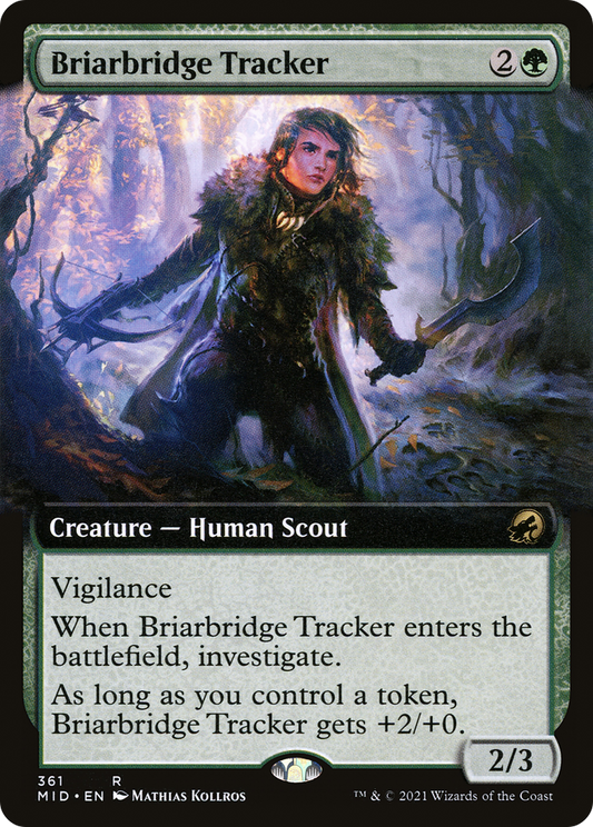Briarbridge Tracker (Extended Art) (MID-361) - Innistrad: Midnight Hunt: (Extended Art)