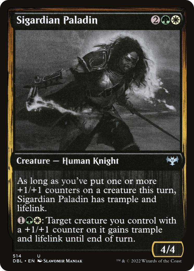 Sigardian Paladin (DBL-514) - Innistrad: Double Feature Foil