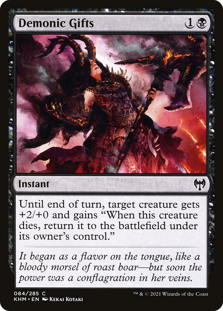 Demonic Gifts  (KHM-084) - Kaldheim Foil