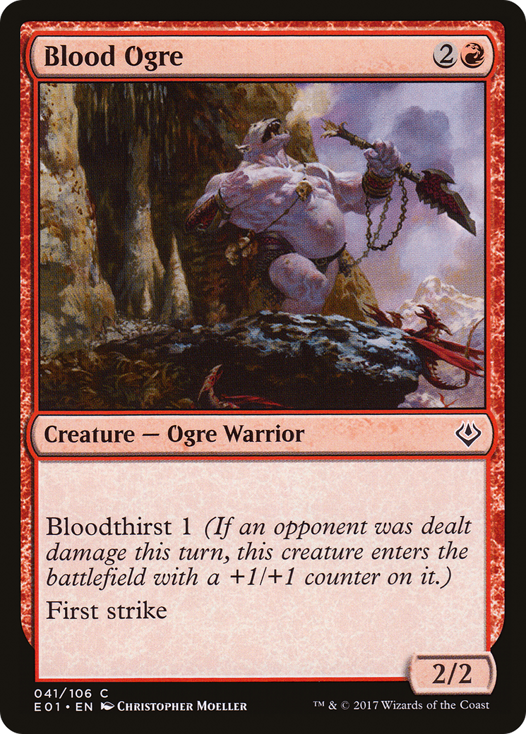 Blood Ogre (E01-041) - Archenemy: Nicol Bolas