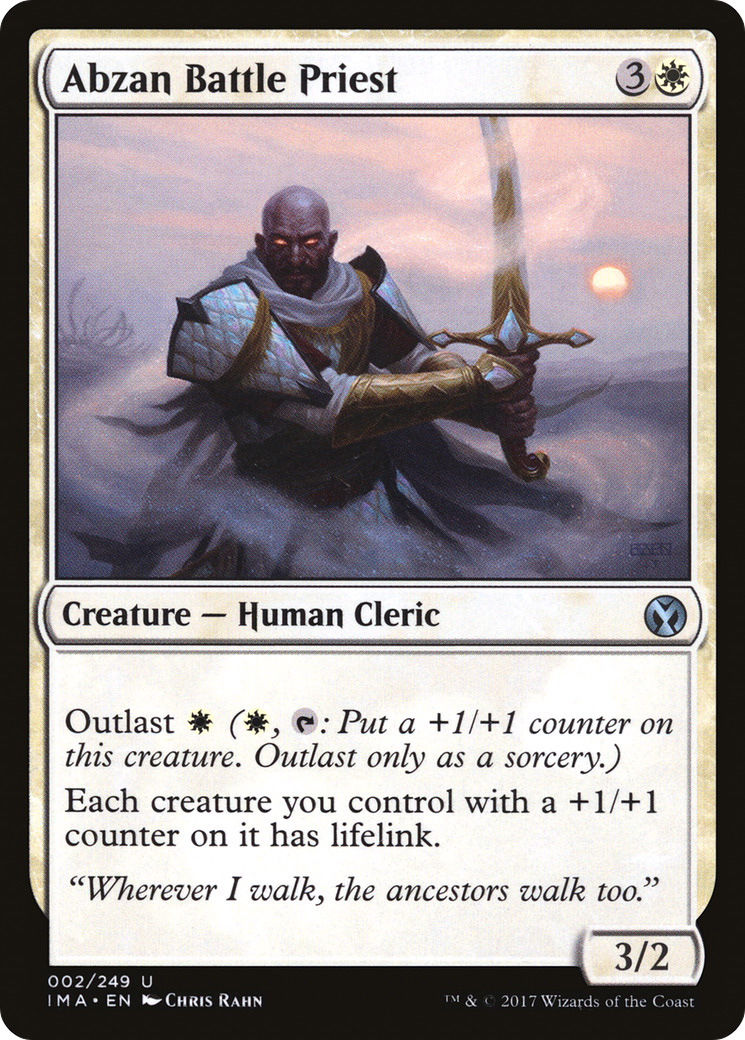 Abzan Battle Priest (IMA-002) - Iconic Masters Foil