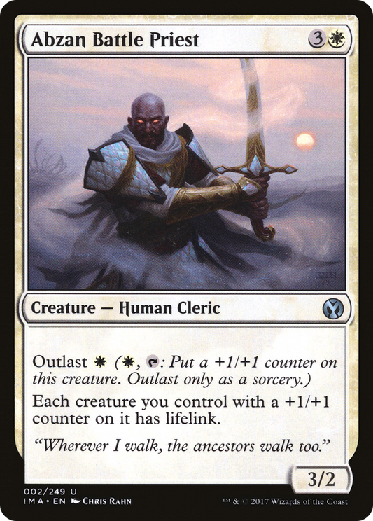 Abzan Battle Priest (IMA-002) - Iconic Masters