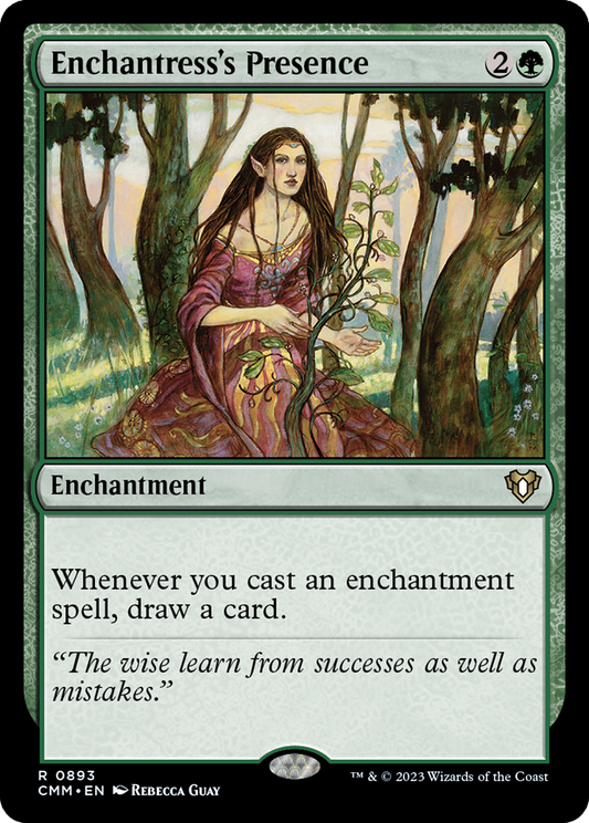 Enchantress's Presence (CMM-893) - Commander Masters