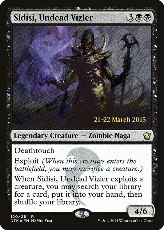 Sidisi, Undead Vizier (PDTK-120S) - Dragons of Tarkir Promos Foil