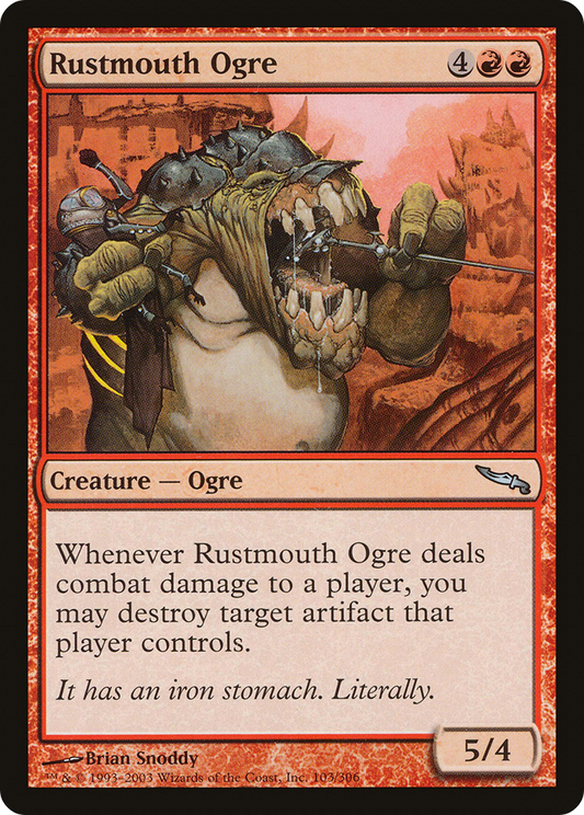 Rustmouth Ogre (MRD-103) - Mirrodin Foil