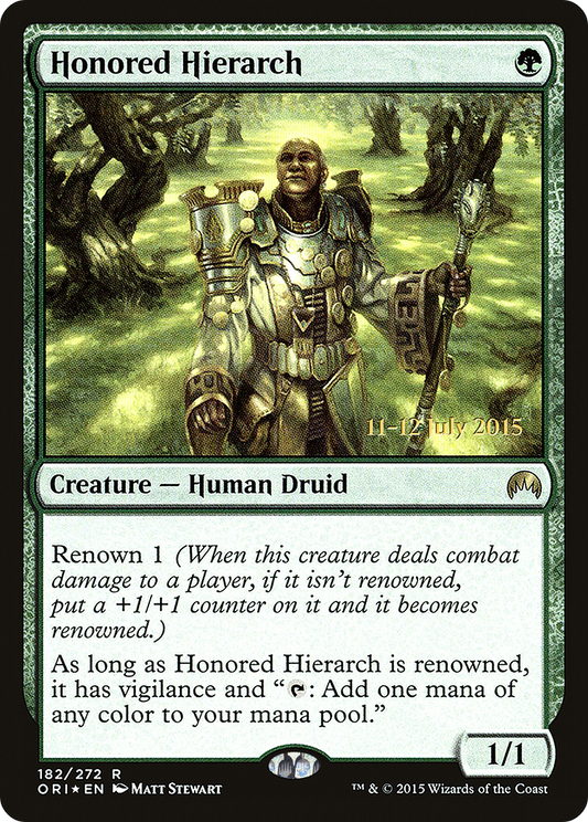 Honored Hierarch (PORI-182S) - Magic Origins Promos Foil