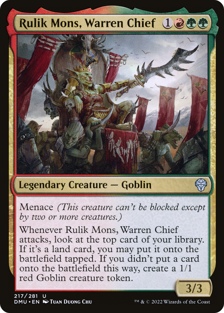 Rulik Mons, Warren Chief (DMU-217) - Dominaria United Foil