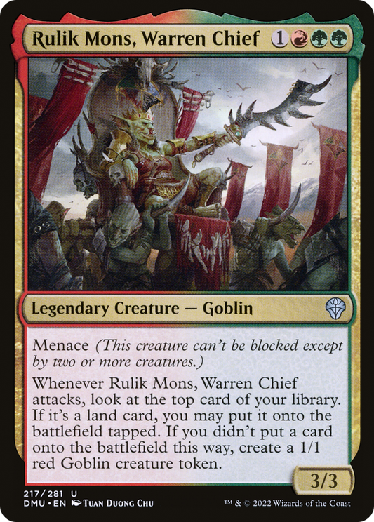 Rulik Mons, Warren Chief (DMU-217) - Dominaria United Foil