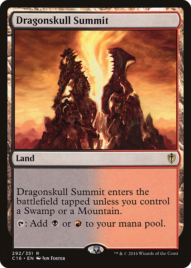 Dragonskull Summit (C16-292) - Commander 2016