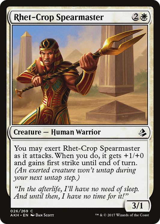 Rhet-Crop Spearmaster (AKH-026) - Amonkhet