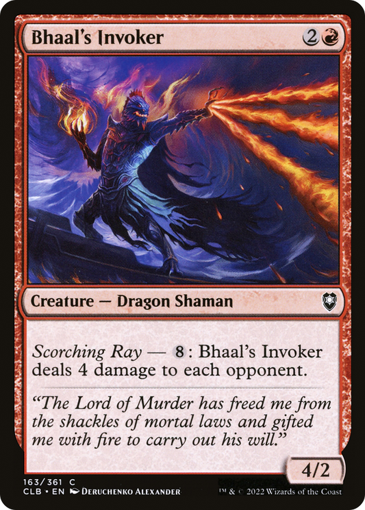 Bhaal's Invoker (CLB-163) - Commander Legends: Battle for Baldur's Gate