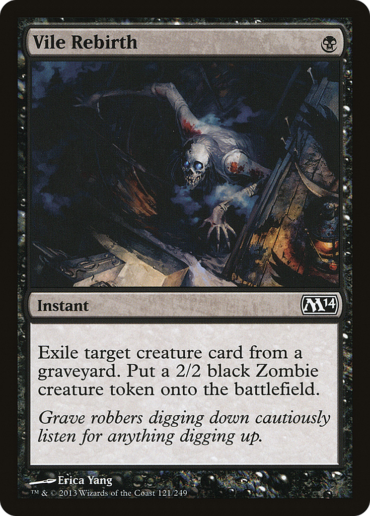 Vile Rebirth  (M14-121) - Magic 2014 Foil