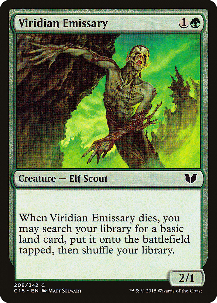 Viridian Emissary (C15-208) - Commander 2015