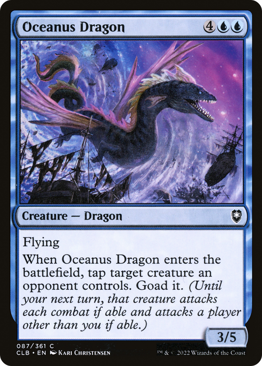 Oceanus Dragon (CLB-087) - Commander Legends: Battle for Baldur's Gate