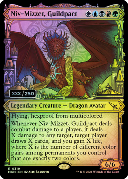 Niv-Mizzet, Guildpact (MKM-319Z) - Murders at Karlov Manor Foil