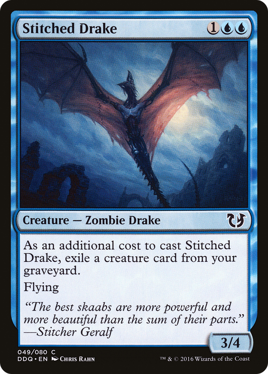 Stitched Drake (DDQ-049) - Duel Decks: Blessed vs. Cursed