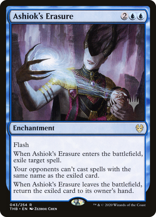 Ashiok's Erasure (PTHB-43P) - Theros Beyond Death Promos