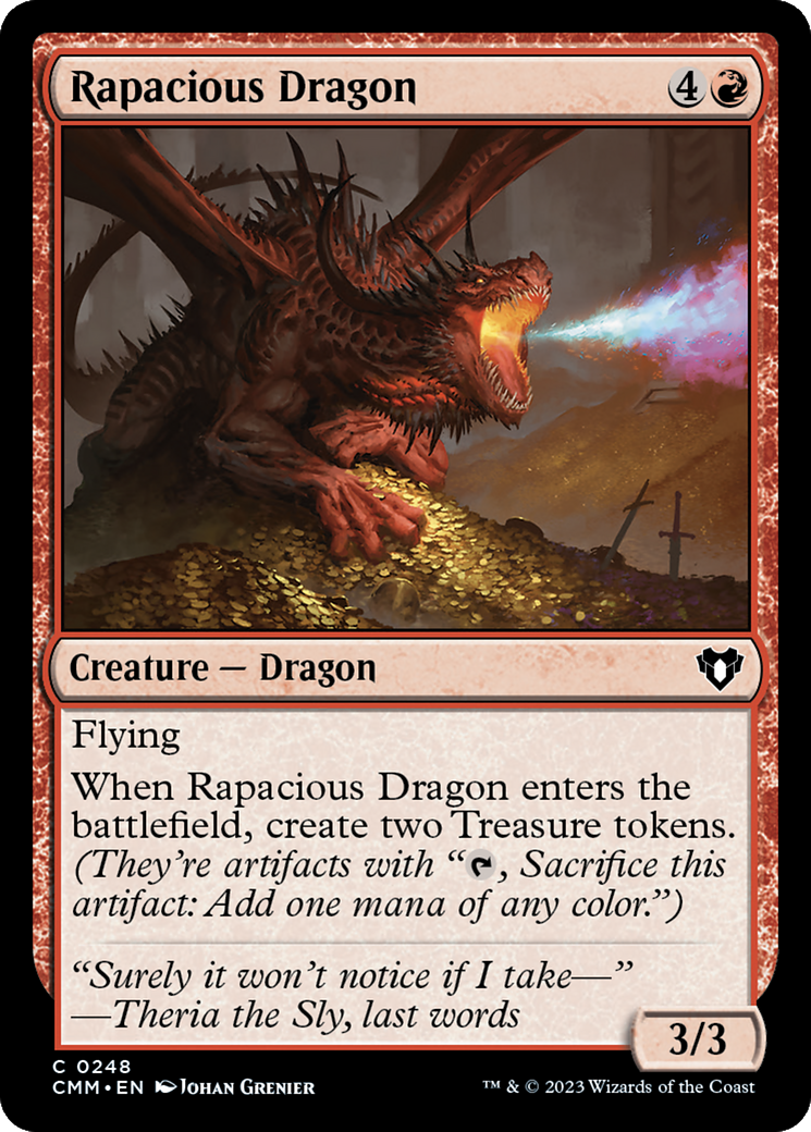 Rapacious Dragon (CMM-248) - Commander Masters