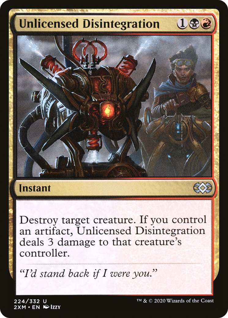 Unlicensed Disintegration (2XM-224) - Double Masters Foil