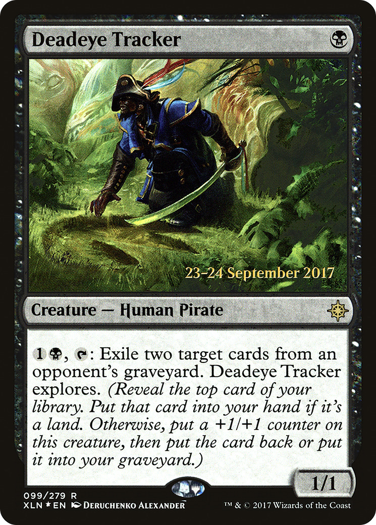 Deadeye Tracker (PXLN-99S) - Ixalan Promos Foil